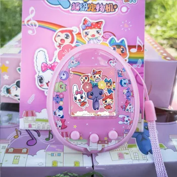 Электронная машина для домашних животных Bandai Tamagotchi Соответствует Пикселю на цветной игровой консоли Kawaii, детские игрушки, подарок на День рождения для детей