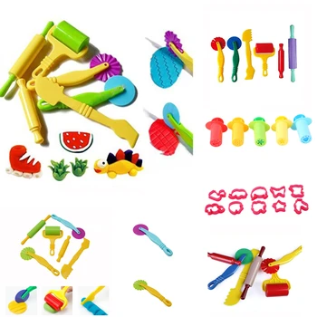 Новый Обучающий Набор пластилиновых форм для лепки из глины, игрушки из Слизи для детей, наборы инструментов для пластилинового теста, детские резаки, формы, игрушки 