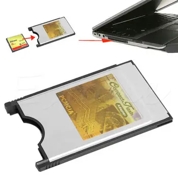 Устройство чтения карт памяти Compact Flash CF с адаптером PC Card PCMCIA для ноутбука Notebook