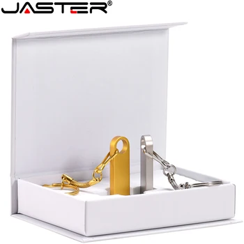 JASTER Commercial Affairs подарок с Пользовательским логотипом 2.0 Mini USB Flash drive 64GB 32GB Pen drive Флешка Водонепроницаемый u диск usb stick BOX