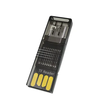 Устройство для чтения карт памяти DM CR028 с портом Type C и USB A.
